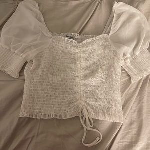 Cute white top